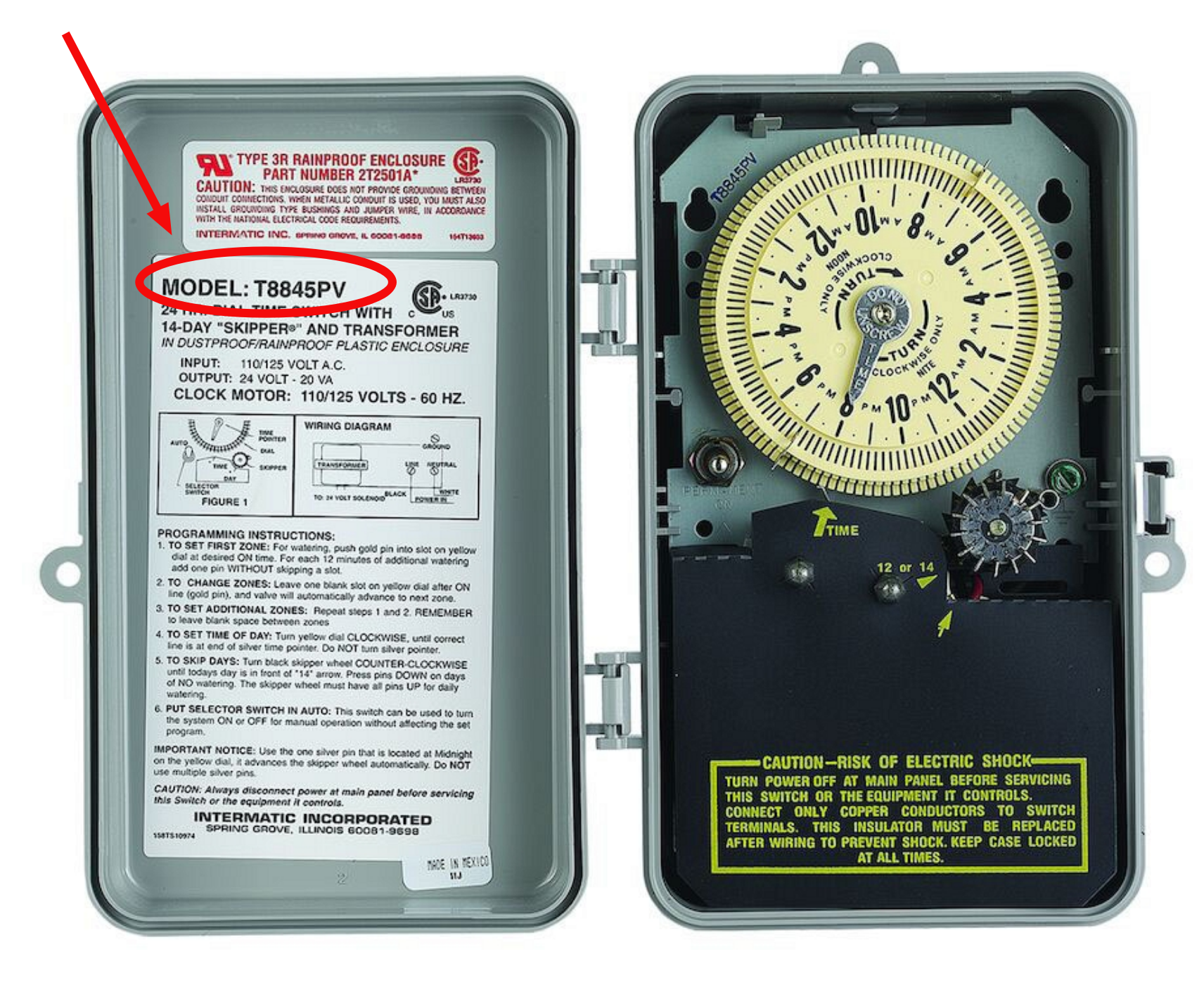 Intermatic T8845PV Timer